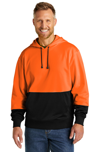 CornerStone® Enhanced Visibility Fleece Pullover Hoodie Sweatshirt